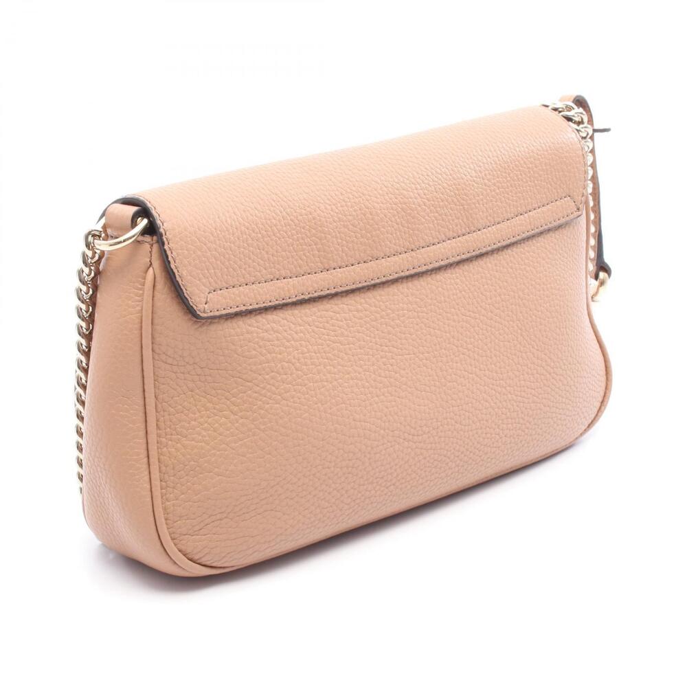 Gucci GG Leather Shoulder Brown Soho Interlocking Bag